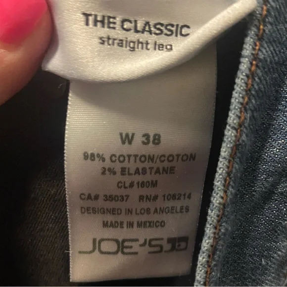 Mens Joe’s Jeans_Classic Straight Leg_size 38/35inseam, extra long - Picture 8 of 8